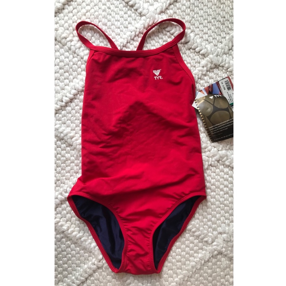 NWT red one piece